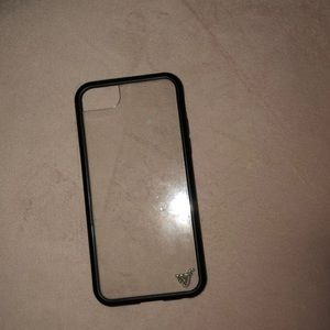 clear wildflower phone case